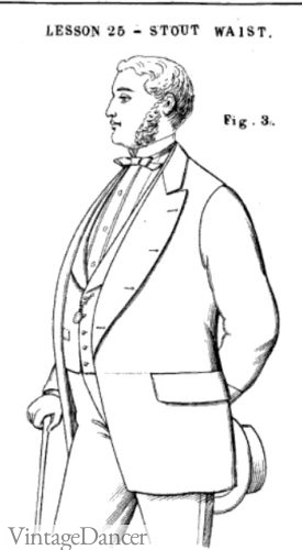 1870s mens large big fat suit