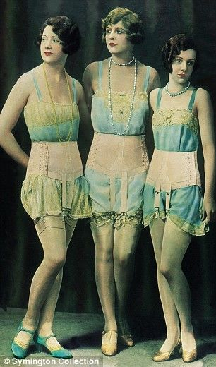 1920s Lingerie History Underwear Slip Bra Corset