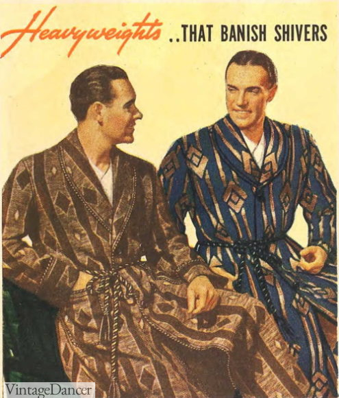 1930s Men S Pajamas Robes Smoking Jackets History