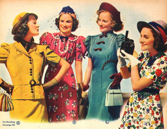 1930s Dress Styles in the Daytime, Vintage Dancer