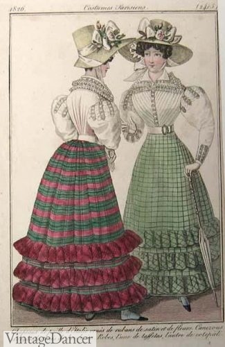 1826 skirt and blouse outfit