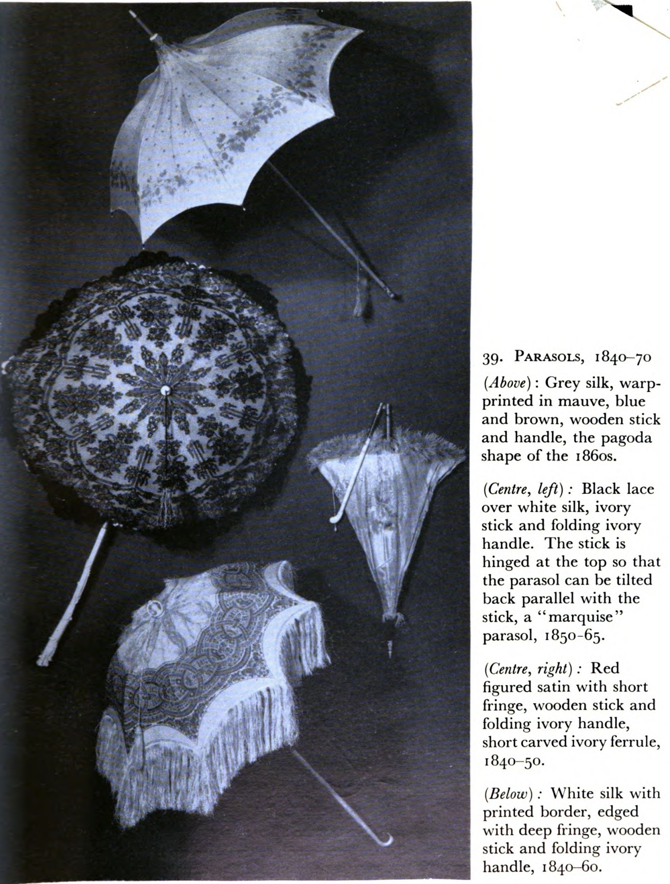 Victorian Parasol and Lace Umbrellas