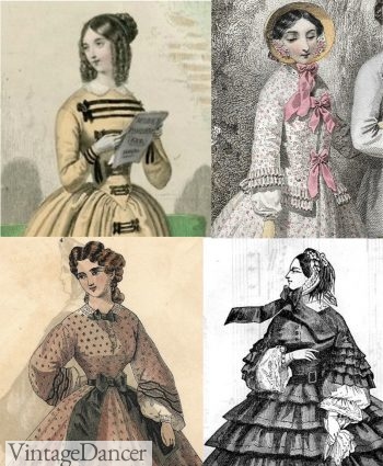 1840s-1850s Day Bodices