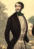 1848 Mens fashion waistcoat