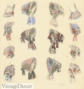 Victorian fashion hats 1853