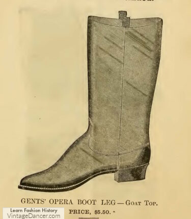 1950s men stall boots high boots
