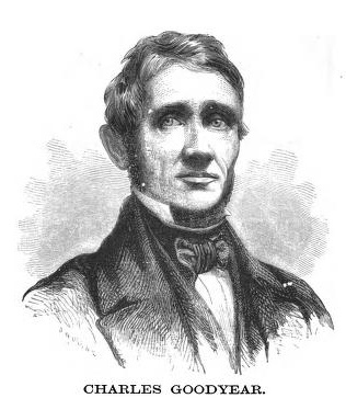 1856 Charles Goodyear stock tie mens neckwear