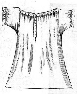 1859 simple cotton chemise
