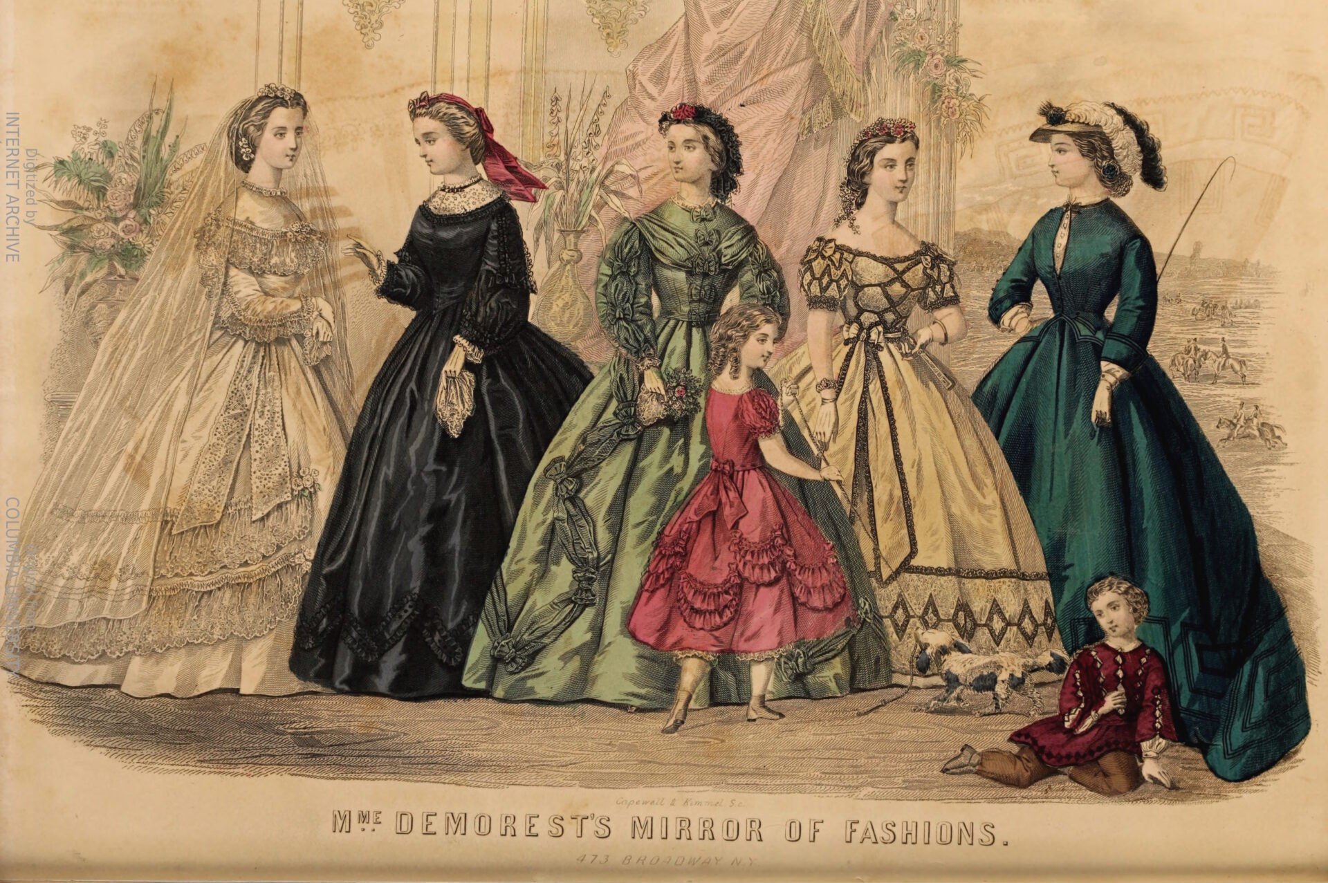 Victorian Fashion Colors & Fabrics 1840s-1890s