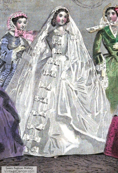 1880s wedding dress Victorian wedding gown