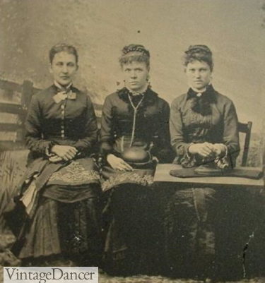 1880s ladies' making gloves