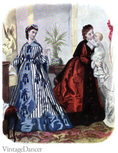 1870s Dresses, 1870s Costumes for Sale, Vintage Dancer