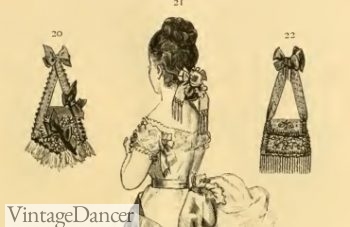 Victorian evening bags 1874