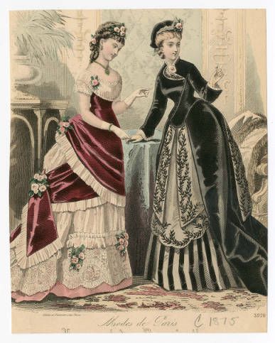 Victorian Fashion Colors & Fabrics 1840s-1890s