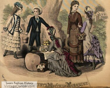 1875 childrens fashion clothing