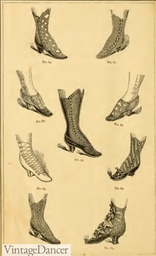 1877 Victorian boots and shoes