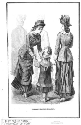 1879 teen girl dress clothing