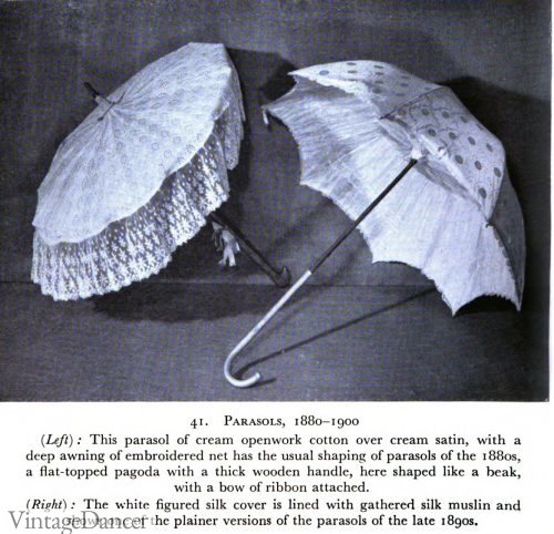 1880-1900 Victorian parasols