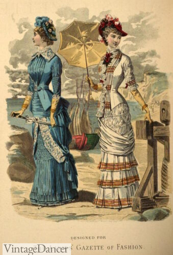 1880s fashion clothing dresses