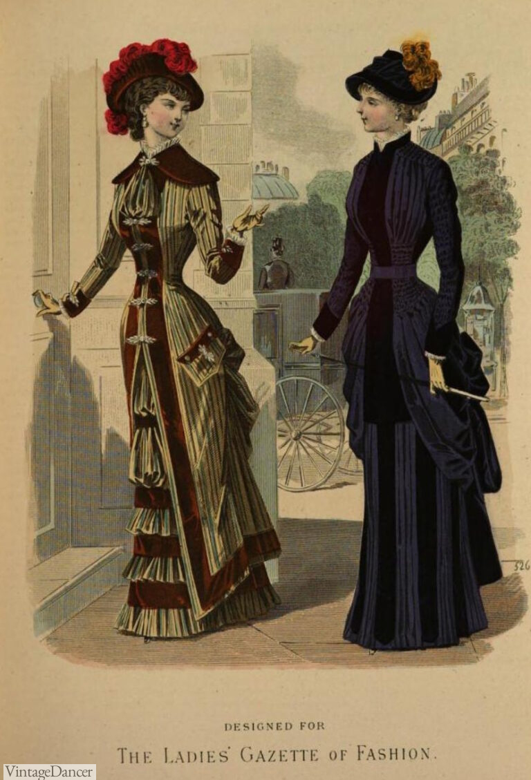 1880s Fashion History - Dresses, Clothing, Costumes