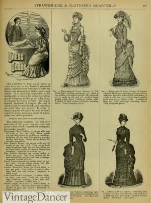 1880s bustle dresses