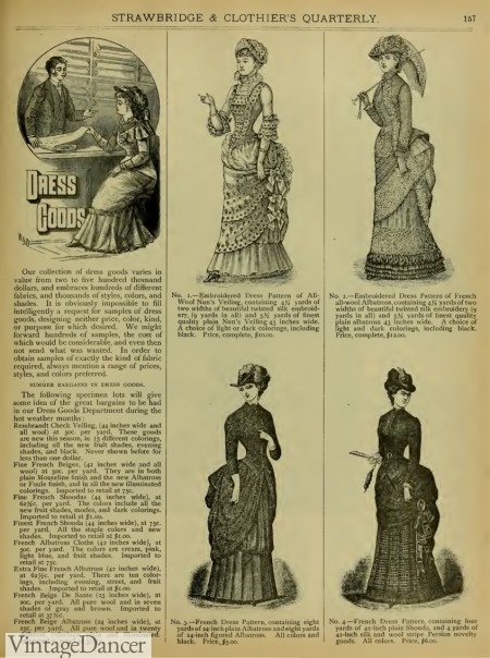 1880s bustle dresses