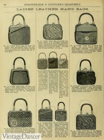 Antique 50/'s Black Crochet Purse Fancy Twisted Handles Vintage Bag Handbag