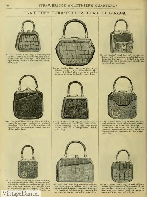 Victorian Purses, Bags and Handbags History