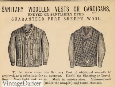 Mens Victorian Sweaters &#038; Knitwear | Edwardian Cardigans &#038; Jumpers, Vintage Dancer