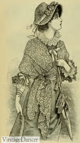 1883 lace shawl