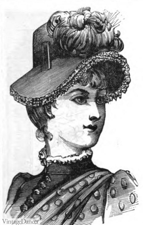 Victorian Hat History | Bonnets, Hats, Caps 1830-1890s