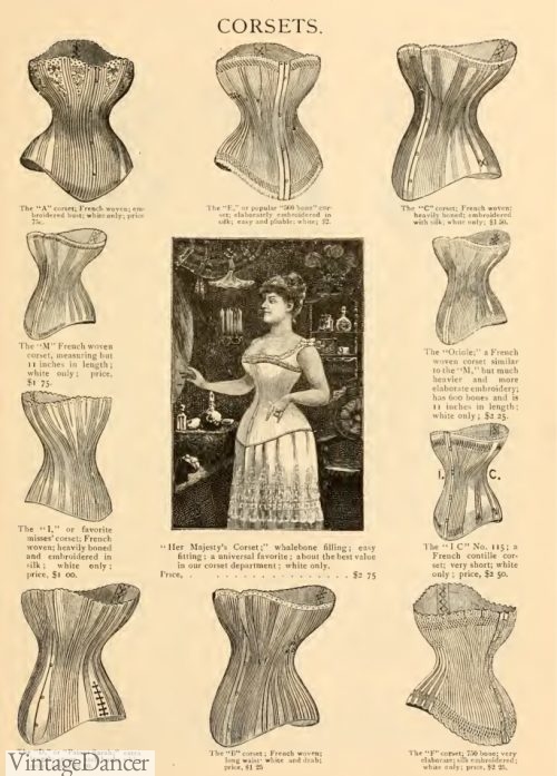 Victorian Lingerie History - Corset, Chemise, Petticoats, Underwear