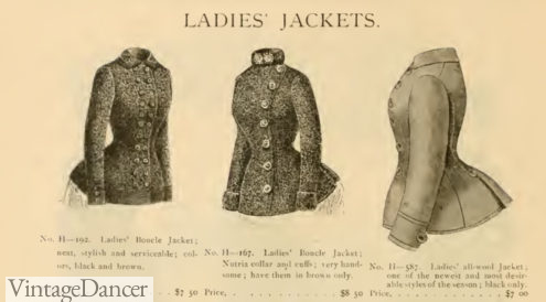 1886 boucle coats ladies jackets