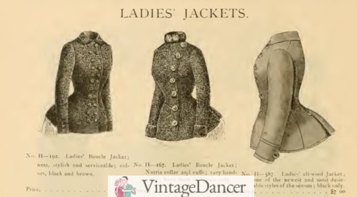 1886 boucle coats ladies jackets