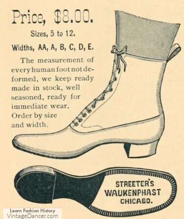 1880s men boot shoes footwear