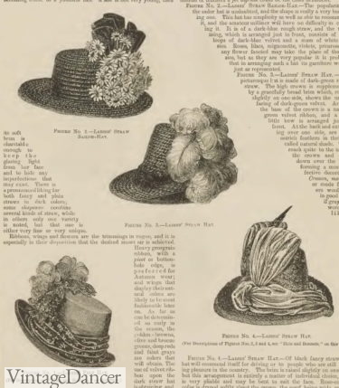1886 1880s straw hats (left hat lower corner)