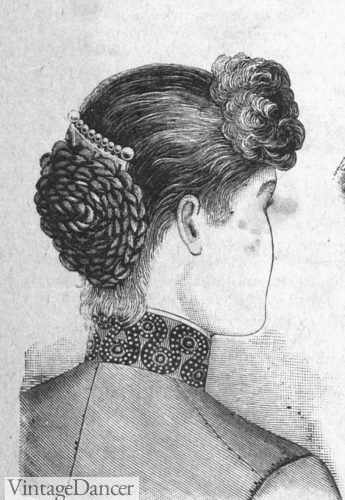 Victorian Hairstyles 1840s, 1850s ,1860s ,1870s ,1880s ,1890s, Vintage Dancer