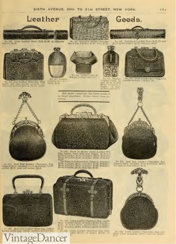 Victorian Purses, Bags, Handbags
