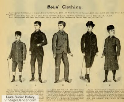 1890s Teen Boys Clothing and Fashion