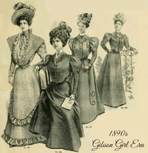 1890s Fashion, Clothing, Costumes History