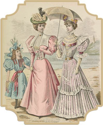 1890s Summer Dresses