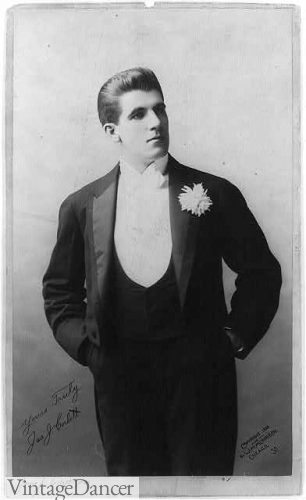 1893 Mens Victorian Edwardian formal eveningwear tuxedo fashion