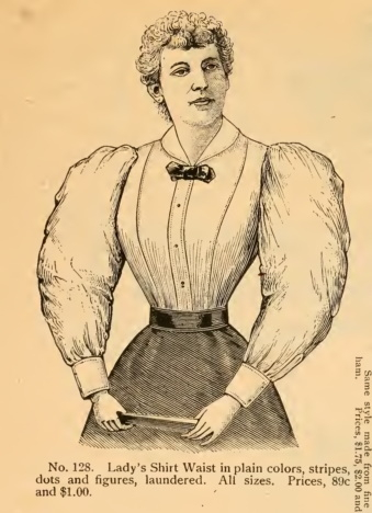 1894 blouse shirtwaist fashion