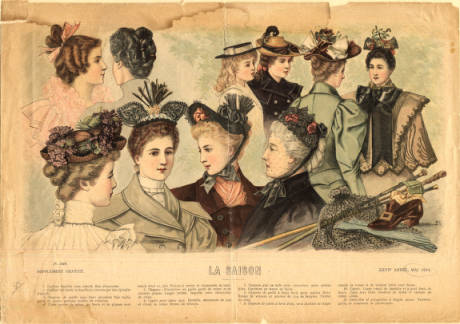1894 hats and hairstyles1890s Victorian