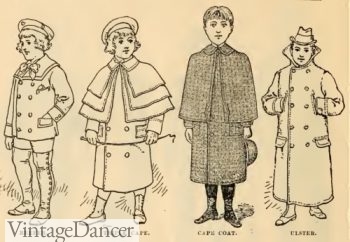 1894 boys coats, Victorian era