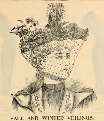 1895 veil hat