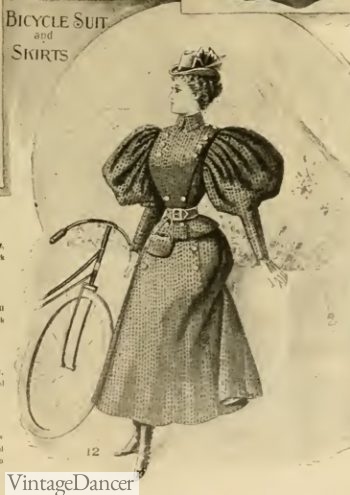 1896 Cycling dress