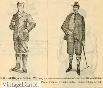 1897 men's sport clothes, tweed ride outfits