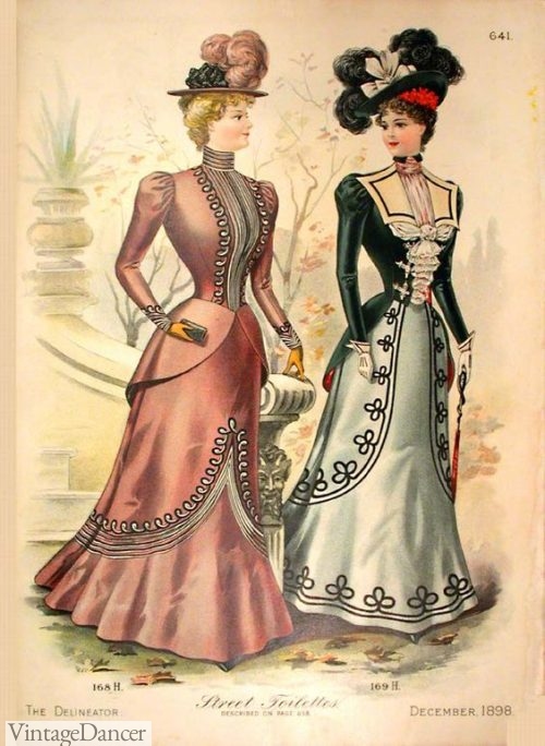 1890s Fashion, Clothing, Costumes History