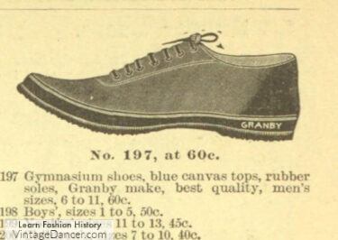 Victorian sneakers mens sport shoes 1890s1900s